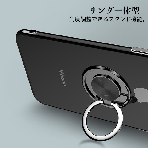 スマホケース クリア iPhoneSE3 15 pro 16e ケース 透明 アイフォンSE2 14 アイホン12 mini 13 携帯ケース スマホ 11 iPhoneケース リング付き | iPhone SE（第3世代） | 11