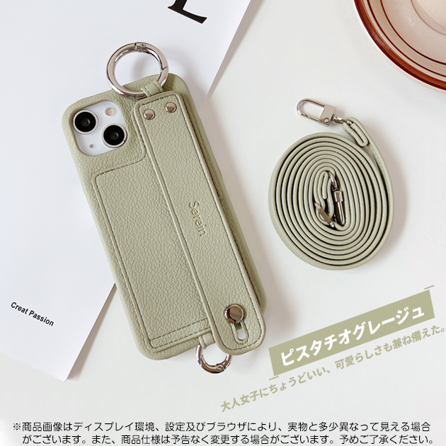 iPhone17e 15 16e ケース ショルダー SE2 スマホケース カード収納 背面 アイフォン14 13 携帯ケース スマホ アイホン12 11ケース ベルト付き | iPhone 17 Pro | 06