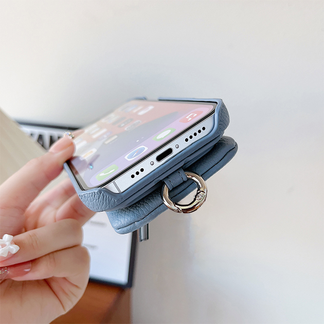 スマホカバー 手帳型 iPhone16 e 14 カバー カード収納 背面 アイフォン15 SE3 アイホン13 12 11 携帯カバー スマホ 携帯 iPhoneケース リング付き | iPhone 16 Pro | 18
