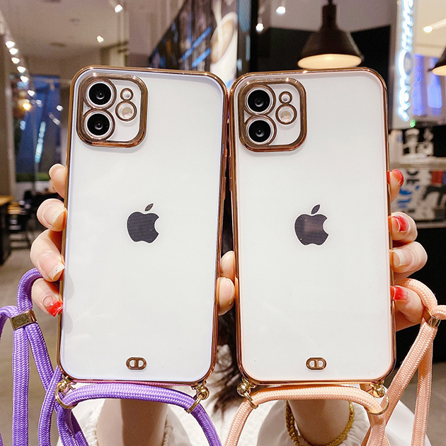 スマホケース ショルダーストラップ iPhone14 pro SE3 16e ケース クリア アイフォン15 カバー アイホン12 mini 13 携帯ケース スマホ 11 iPhoneケース | iPhone 14 Pro | 10