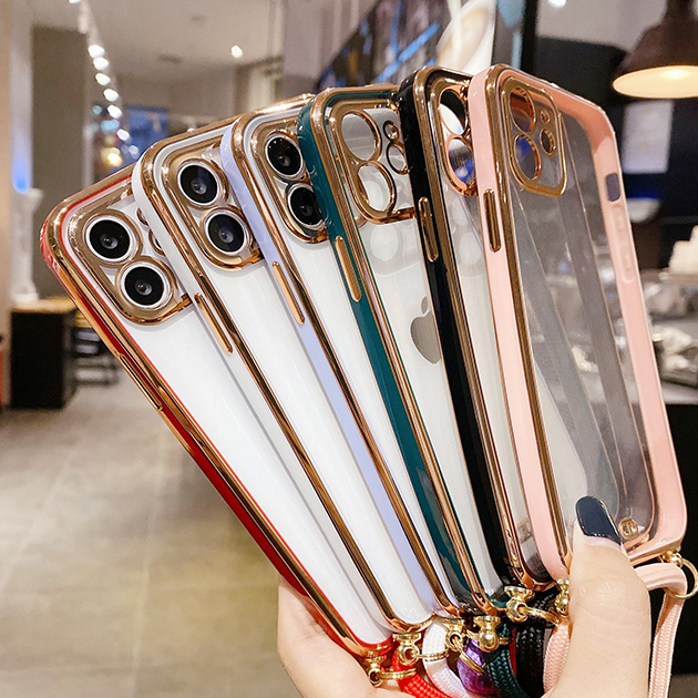 スマホケース ショルダーストラップ iPhone14 pro SE3 16e ケース クリア アイフォン15 カバー アイホン12 mini 13 携帯ケース スマホ 11 iPhoneケース | iPhone 14 Pro | 15