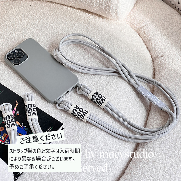 スマホケース ショルダー iPhone12 Pro 15 SE2 ケース 韓国 iPhone14 アイホン13 mini 携帯ケース アイフォン11 スマホ 携帯 XR 7 8 ケース ストラップ｜iphone-e-style｜19