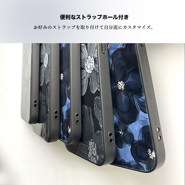 携帯ケース iPhone15 16e 17e スマホケース おしゃれ 花柄 iPhone17 16 ケース 耐衝撃 アイフォン18 カメラ保護 ガラス アイホン14 13 12 SE カバー | iPhone 15 Pro | 06