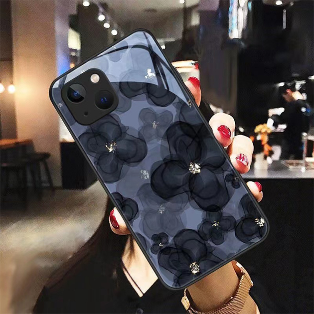 携帯ケース iPhone15 16e 17e スマホケース おしゃれ 花柄 iPhone17 16 ケース 耐衝撃 アイフォン18 カメラ保護 ガラス アイホン14 13 12 SE カバー | iPhone 15 Pro | 07