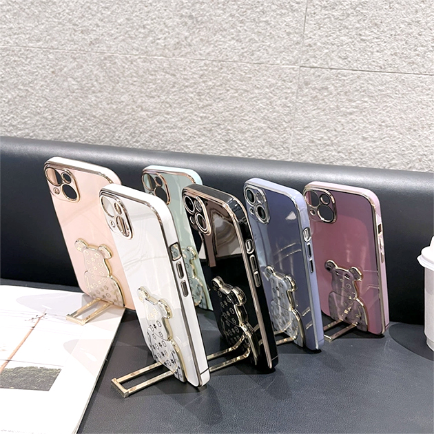スマホケース 韓国 iPhone15 Pro SE3 14 ケース iPhone13 アイホン12 mini 携帯カバー アイフォン11 スマホ 携帯 7 8Plus ケース キラキラ スタンド｜iphone-e-style｜15