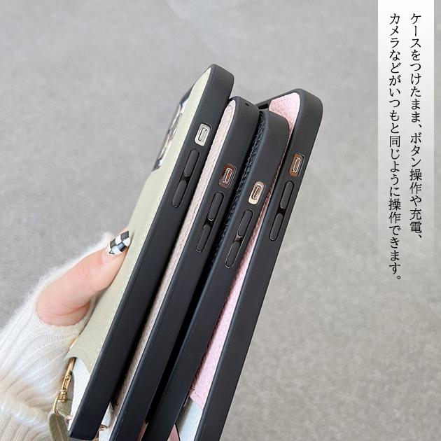 iPhone12 15 SE2 ケース カード収納 iPhone14 スマホケース 手帳型 アイホン13 携帯ケース ショルダー アイフォン11 スマホ 携帯 XR 7 8 ケース 背面収納｜iphone-e-style｜10