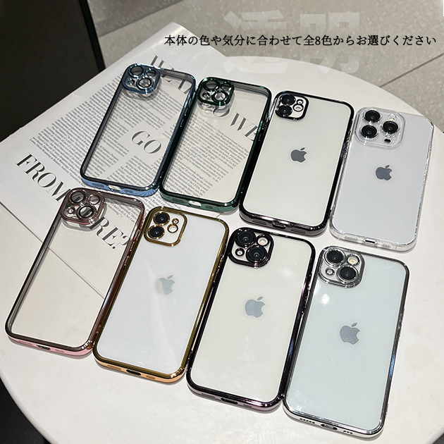 iPhone12 mini 15 SE2 ケース クリア iPhone14 Pro スマホケース 透明 アイホン13 携帯ケース アイフォン11 スマホ 携帯 7 8 XR ケース キラキラ｜iphone-e-style｜18
