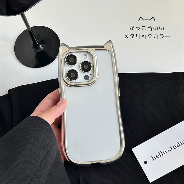 iPhone SE（第2世代） スマホケース クリア 猫 iface型 iPhoneSE2