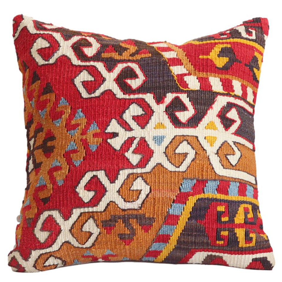 オールドキリム クッションカバー40cmサイズ Old Kilim Cushion