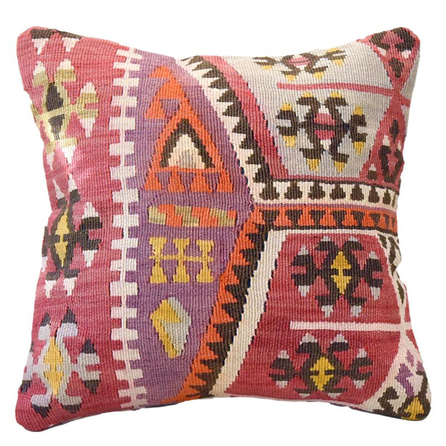 クッションカバー キリムパッチワーク 40×41cm Old Kilim Cushion