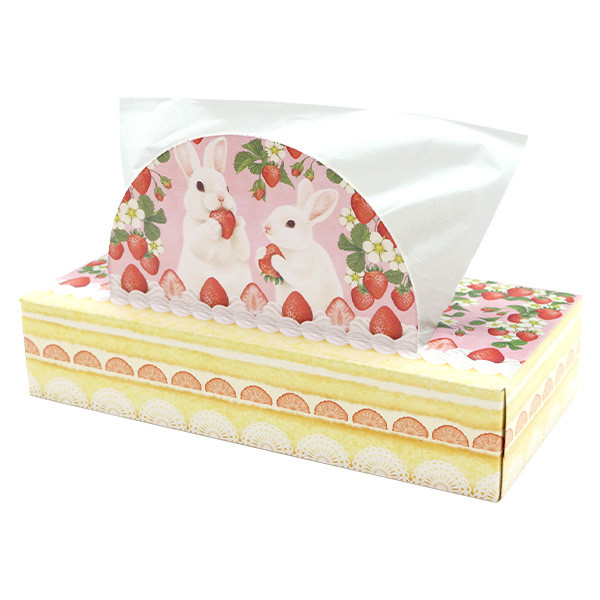 イトマン ボックスティッシュ 春 景品 粗品 うさぎ 業務用 販促品 プチ