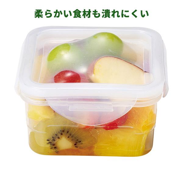販促品 タッパー 「容量以上！伸びるシリコン蓋付き保存容器 300ml 96