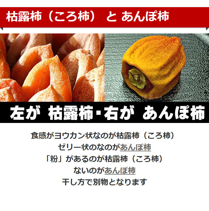 最安 読み方 枯露柿（大）ころ柿・送料無料・干し柿・お歳暮ギフト・山梨県 果物