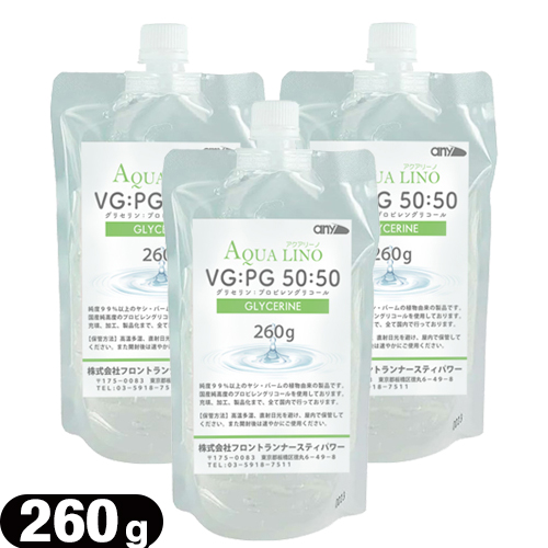 any(˥) AQUA LINO GLYCERINE (꡼ ꥻ) VG:PG 50:50 (260g) 3ĥå :ͥݥ̵ в