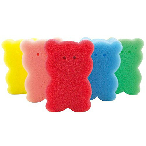 ホテルアメニティ 個包装 アニマルスポンジ クマさん (ANIMAL SPONGE BEAR) 色は当店おまかせ!くまさんスポンジ x250個セット 爆買