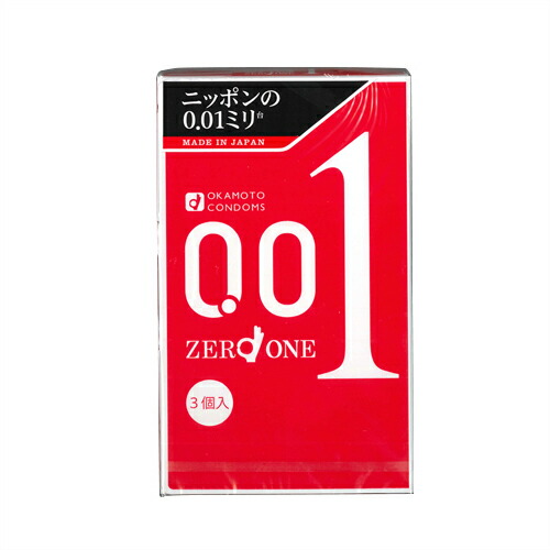 オカモト コンドーム ゼロワン 0.01 ZERO ONE 3個入x3個 (レギュラー