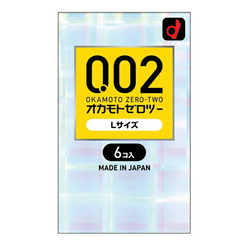 オカモト コンドーム ゼロツー 002 0.02 Lサイズ 6個入り +