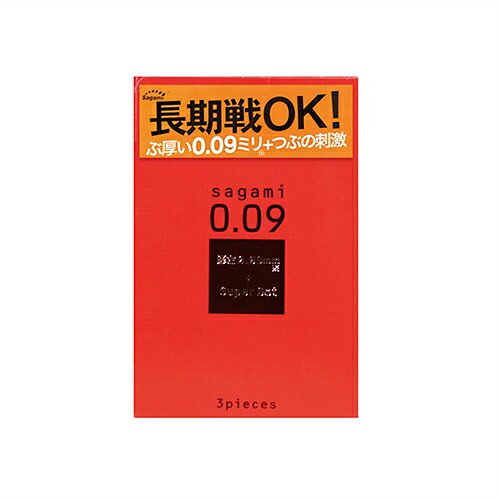 ぶ厚い0.09ミリコンドーム 相模ゴム工業 サガミスーパードット009 (3個入り) x 2個セット :メール便日本郵便送料無料 当日出荷(土日祝除) | 相模ゴム工業 | 01