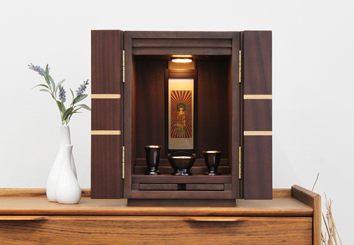 人気絶頂 思い出の中で あなたは生きつづける モダン仏壇 Memorina メモリーナ Am 04 Db フランスベッドのお仏壇 仏壇 仏具