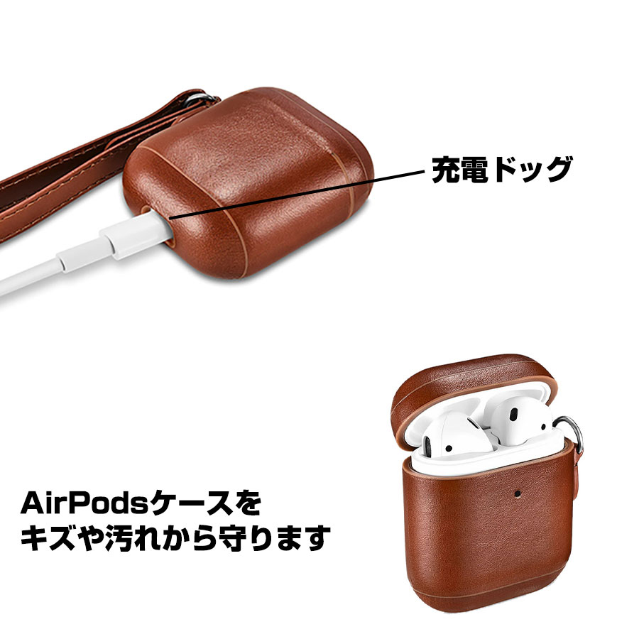 Apple AirPods第3世代 本体/未使用付属充電ケーブル/本革ケース付き Apple AirPods第3世代 本体/未使用付属充電ケーブル/本革ケース付き