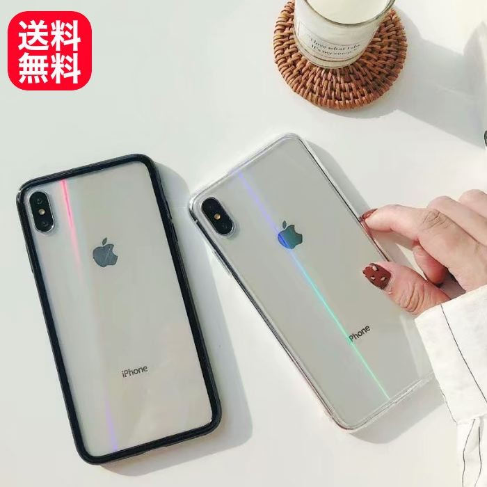 ホログラム iPhoneケース スマホケース オーロラ 9H 強化ガラス 透明クリアケース シンプル カバー :822:Mistral - 通販 -  Yahoo!ショッピング
