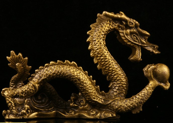 風水 五本爪 龍 置物 2024年 干支 甲辰 辰 銅製 4寸単龍 龍の置物 風水 開運 金 風水グッズ 玄関 五本爪 金龍 開運祈願 金運祈願 機運上昇 |  | 06