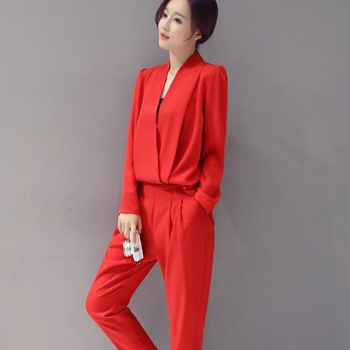 セットアップ レディース フォーマル パンツスーツ 結婚式 二次会 通勤 オールインワン 長袖 半袖 ママスーツ 送料無料 |  | 06