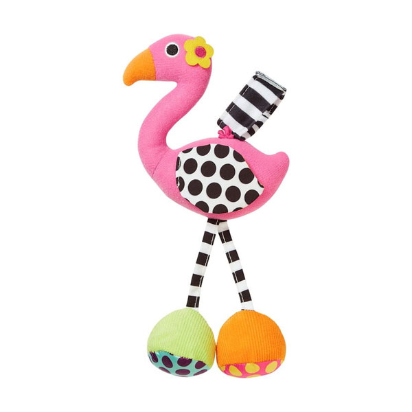 【今だけセール】サッシー おもちゃ ぶるぶる ラトル 誕生日プレゼント 赤ちゃん ベビーカー ガラガラ フラミンゴ ミツバチ ユニコーン マウス バグ 送料無料 | Sassy（知育玩具） | 01