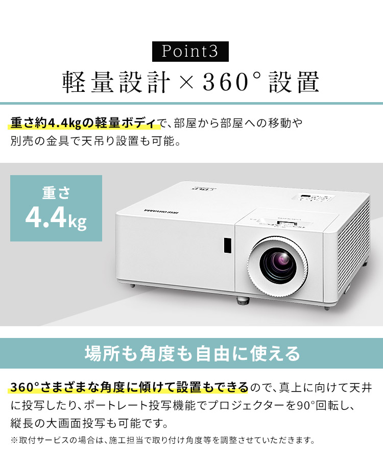 IRIS OHYAMA（アイリスオーヤマ） ローエンドプロジェクター IP-EH400W