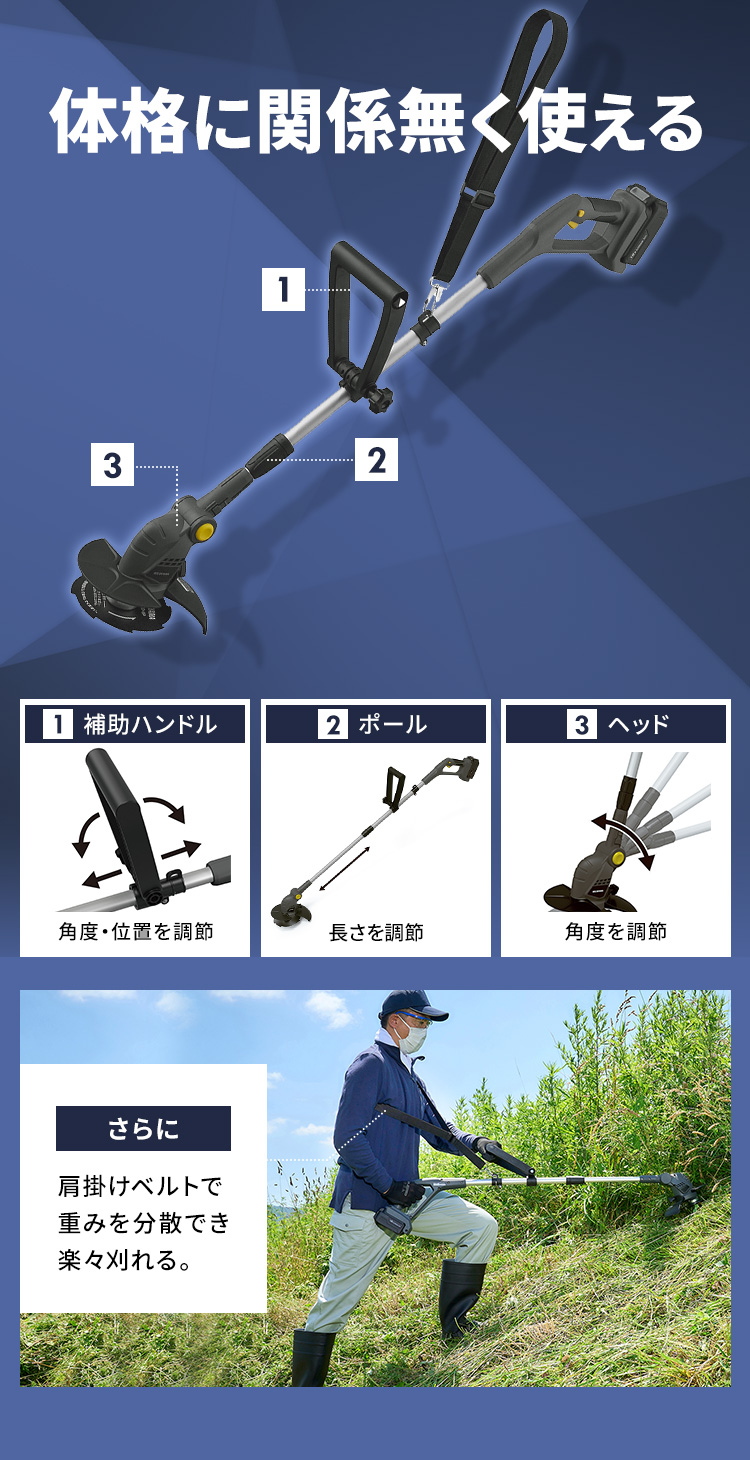 アイリスオーヤマ 草刈り機 充電式グラストリマー JGT160M4-H ×1台 送料無料】充電式グラストリマー JGT160M4-H グレー【アイリスオーヤマ