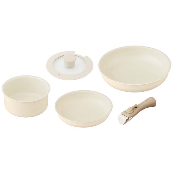 IRIS OHYAMA（アイリスオーヤマ） フライパン セット ih 白 取っ手が