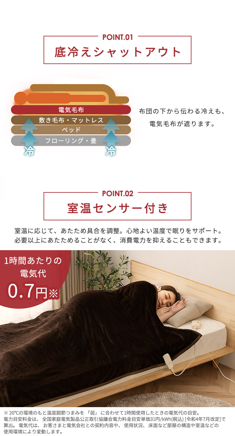 IRIS OHYAMA（アイリスオーヤマ） 電気毛布 掛け敷き シングル 節電