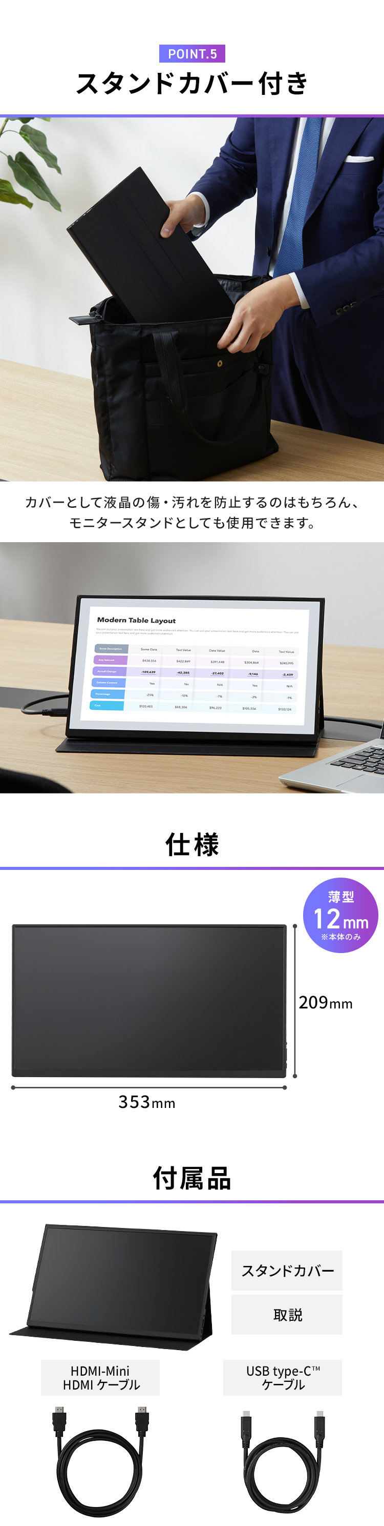 IRIS OHYAMA モバイルモニター pcモニター 16.5インチ