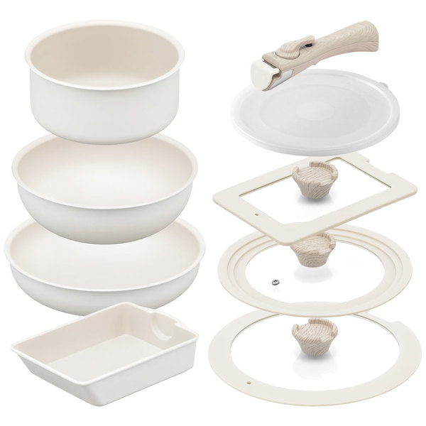 IRIS OHYAMA（アイリスオーヤマ） フライパンセット ih ガス 蓋付き