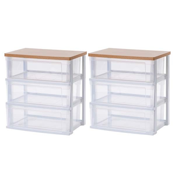 IRIS OHYAMA（アイリスオーヤマ） ＼2個セット／ チェスト 3段