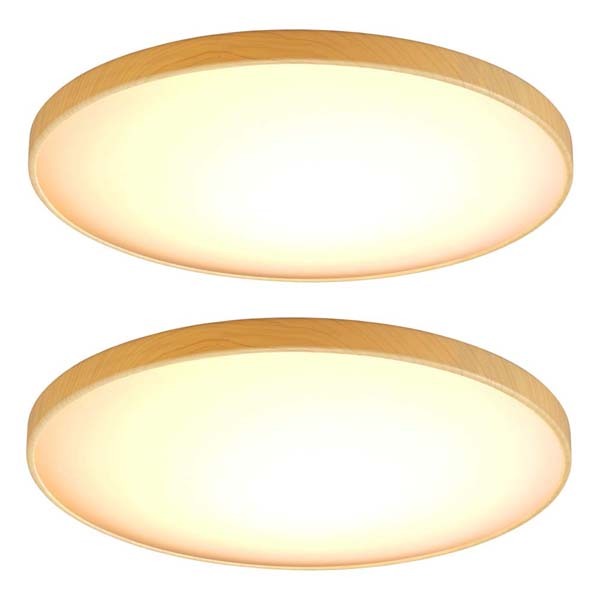 ＼2個セット／ シーリングライト led 6畳 8畳 おしゃれ 調光 調色 照明 木目調 薄型 リモコン 節電 ACL-8DLMR LUR アイリスオーヤマ 安心延長保証対象 | ブランド登録なし | 02