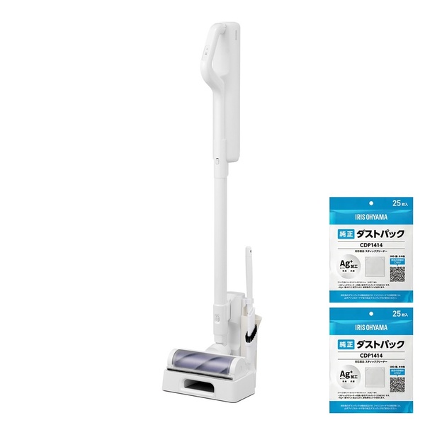 新品未使用☆アイリスオーヤマ 充電式コードレス掃除機 IRIS OHYAMA（アイリスオーヤマ） 掃除機 コードレス 軽量 充電式 紙