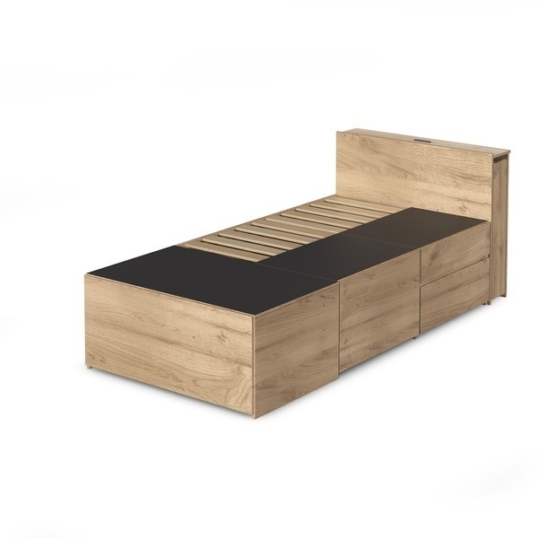 IRIS OHYAMA（アイリスオーヤマ） ベッド シングル 収納 大容量 超収納