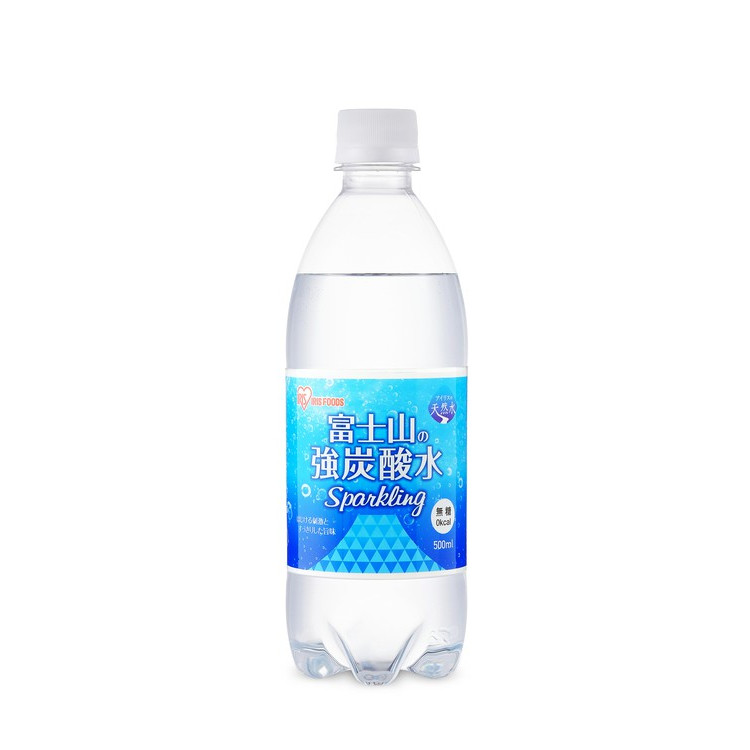 炭酸水 500ml 24本 送料無料 レモン ラベルレス 炭酸 強炭酸 安い 国産 富士山 炭酸 24本入 500ml×24 アイリスオーヤマ  【代引き不可】 :h310791CP:アイリスプラザ Yahoo!店 - 通販 - Yahoo!ショッピング