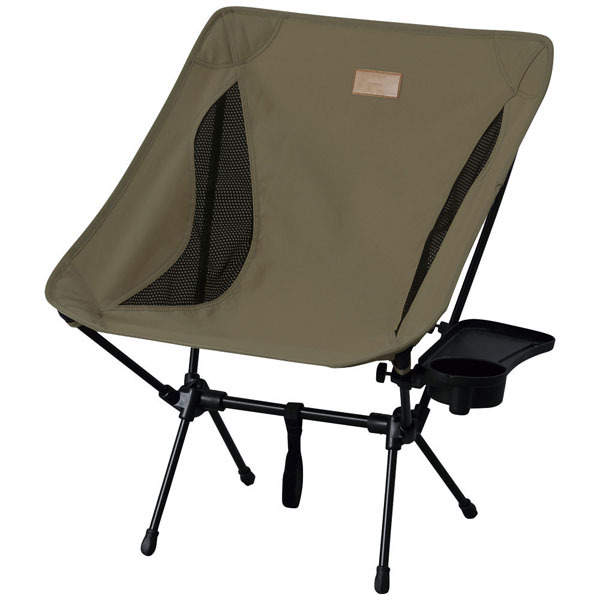 キャンプ用品 椅子 アウトドア チェア 軽量 室内 キャンプ キャンプチェア ドリンクホルダー 収納 折り畳み アウトドア コンパクト CC-LOW アイリスオーヤマ｜irisplaza｜02