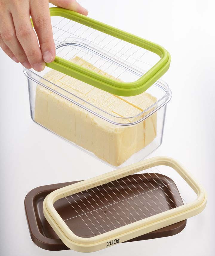 バターケースバターカッター保存容器日本製キッチン用品ホームベーカリー倶楽部保存ができるバターカッター200/450g用ヨシカワ 