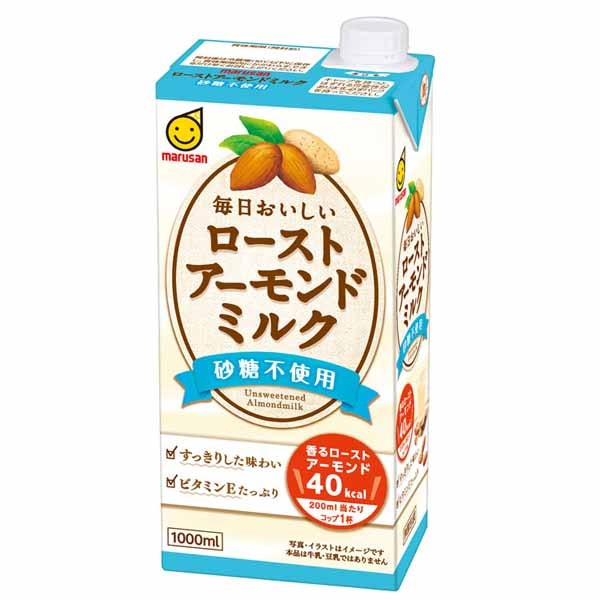 アーモンドミルク 1L 6本入 美味しい ローストアーモンドミルク ビタミンE 飲料 飲み物 毎日おいしい マルサンアイ (D)｜irisplaza｜03
