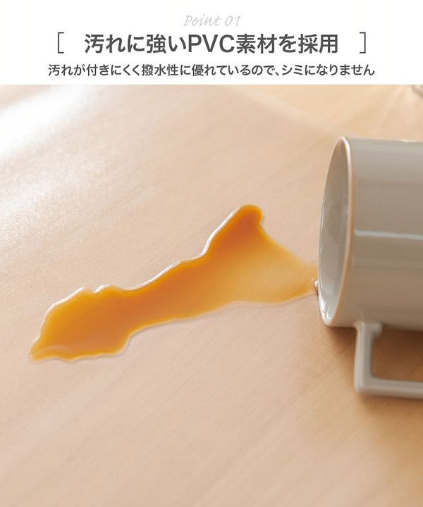 チェアマットリモートワーク傷防止汚れ防止抗菌防カビ撥水性デスクマットテーブルカバーフリーカットPVCチェアマット90×120cm