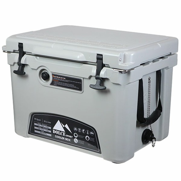 DOLCE SPORT クーラーボックス35QT KUER-B-35-WH (D) : アイリスプラザ