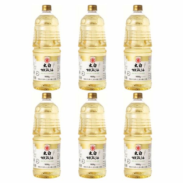 胡麻油 6本 ペットボトル 1650g 竹本油脂 (D)_2