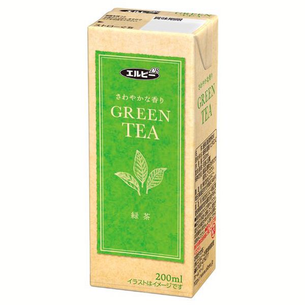 緑茶 200ml 60本 お茶 国産 国産茶葉 GREENTEA 香り 軽量 手軽 エコ 紙パック エルビー 爽やかな香り 濃い味豊かな香り｜irisplaza｜02