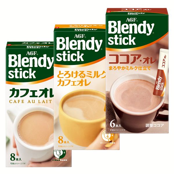 コーヒー カフェオレ ブレンディ スティック インスタント 粉 ココア 3箱 ブレンディスティック ...