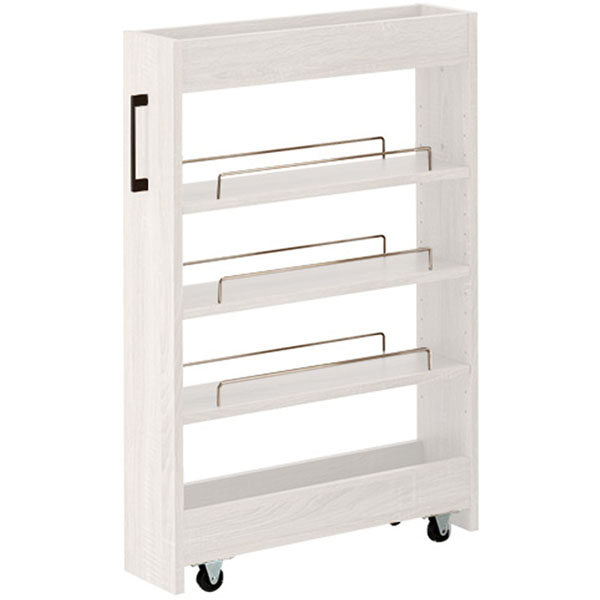 隙間収納 キッチンワゴン キッチン 収納 トイレ収納 棚 スリムラック 隙間 洗面所 ラック ランドリー ハイタイプ 収納棚 調味料ラック FRM-004-IR |  | 04