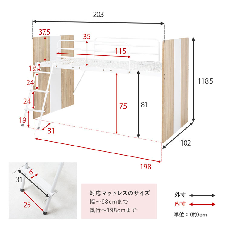システムベッドロフトベッドベッドデスクワゴンキッズ子供ロフトレイアウトデザイン子供部屋学習机秘密基地収納子供用システムベッド