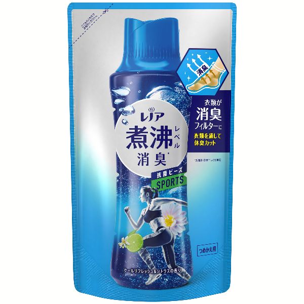 柔軟剤 レノア 超消臭 5個セット 煮沸レベル消臭 抗菌ビーズ 詰め替え 365ml ビーズ P&amp;amp;G | P&G | 01